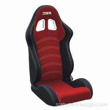 Sports Racing Car Seat with Firm Frame, Single or Dual-locking Slider